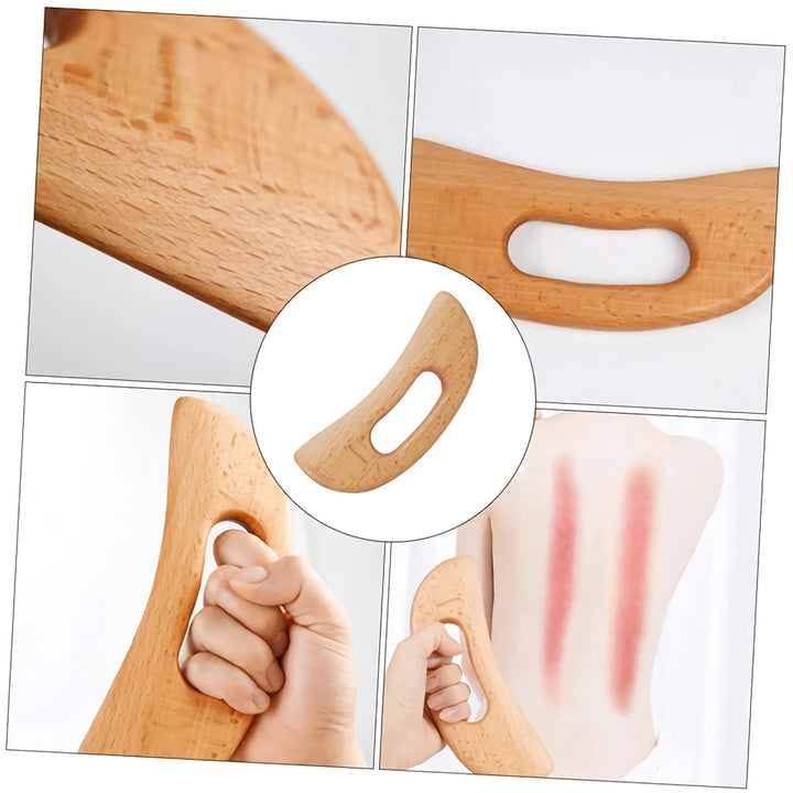 Wooden Gua Sha Massage Therapy Tool for Full Body Relaxation and Slimming