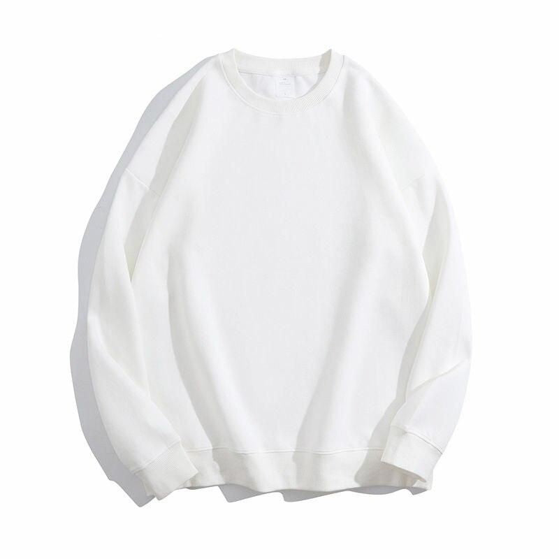 Casual O-Neck Cotton Sweatshirt for Women