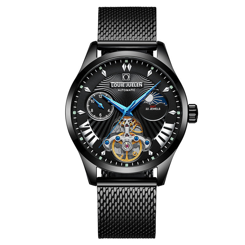 Fashion Trend Hollow Waterproof Male Mechanical Watch