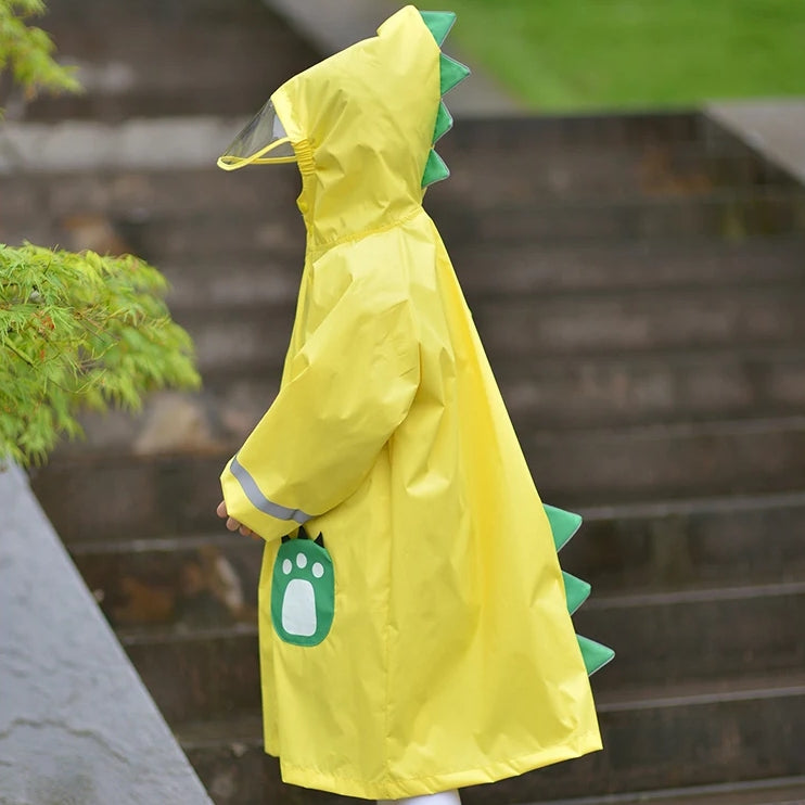 80-145cm Kids Waterproof Raincoat Jumpsuit