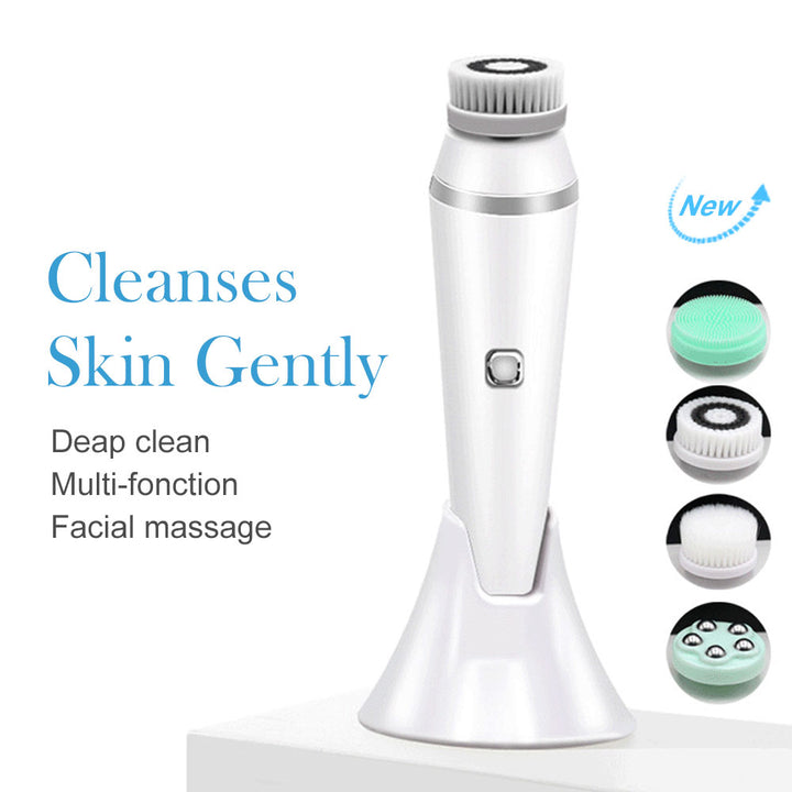 4-in-1 Electric Facial Cleansing Brush