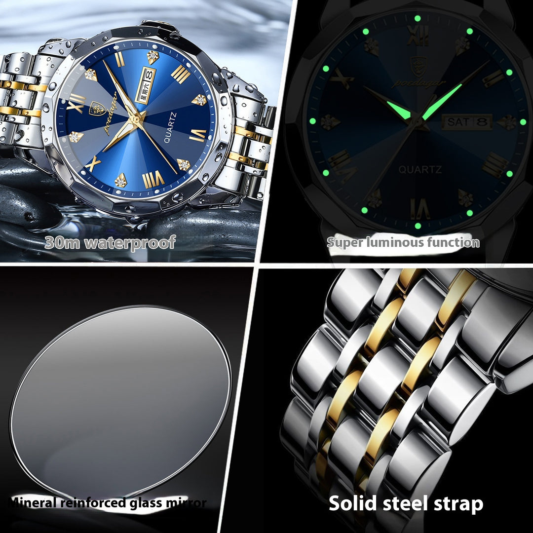 Men's Watch Waterproof Super Luminous Luxury Watch