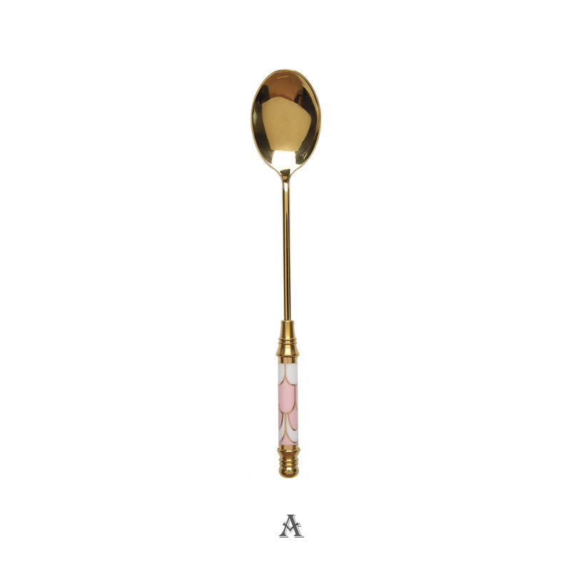 Elegant Stainless Steel Dessert Spoon