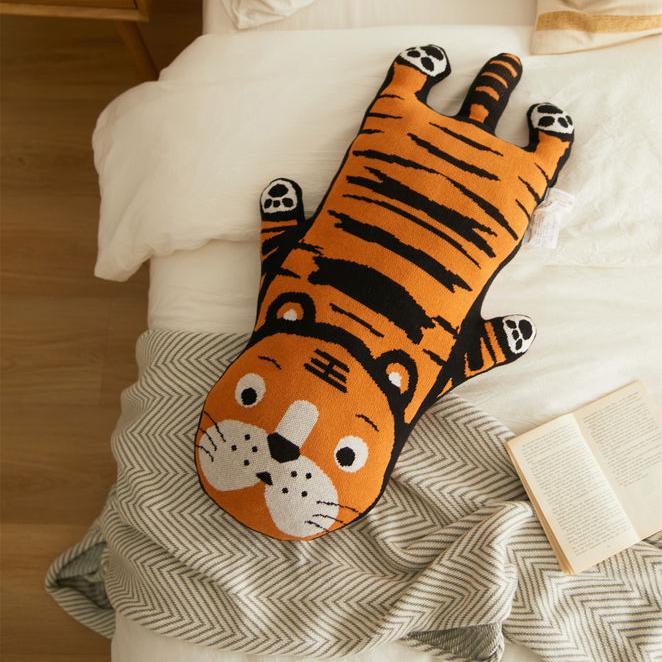 Cute Kawaii Tiger Knitted Cushions