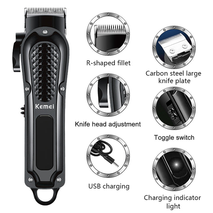 Rechargeable Cordless Beard Trimmer for Men