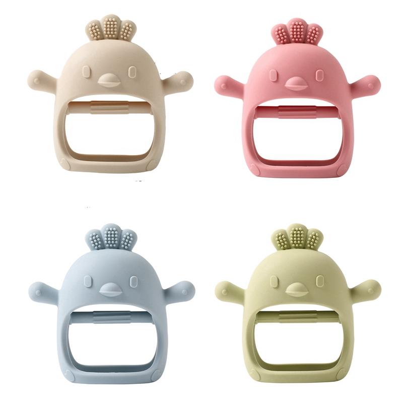 Soft Silicone Baby Teething Gloves Pacifier