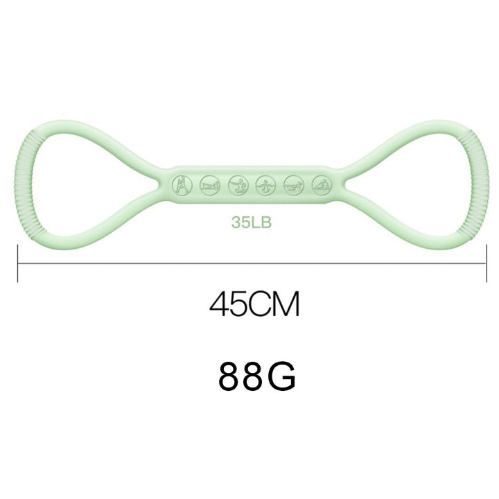 8-character Puller, 8-character Silicone Yoga Auxiliary Home Elastic Band Mini Band Kit, A Set Of 3, Light Three Medium, And Heavy Lower Body Loop Resistance Bands For Legs And Booty