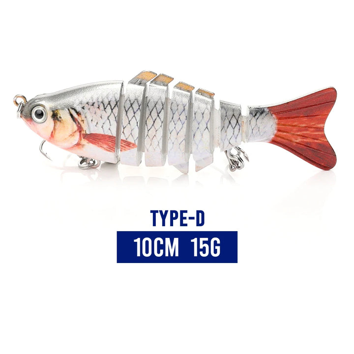 100mm Multi-Jointed Fishing Lures