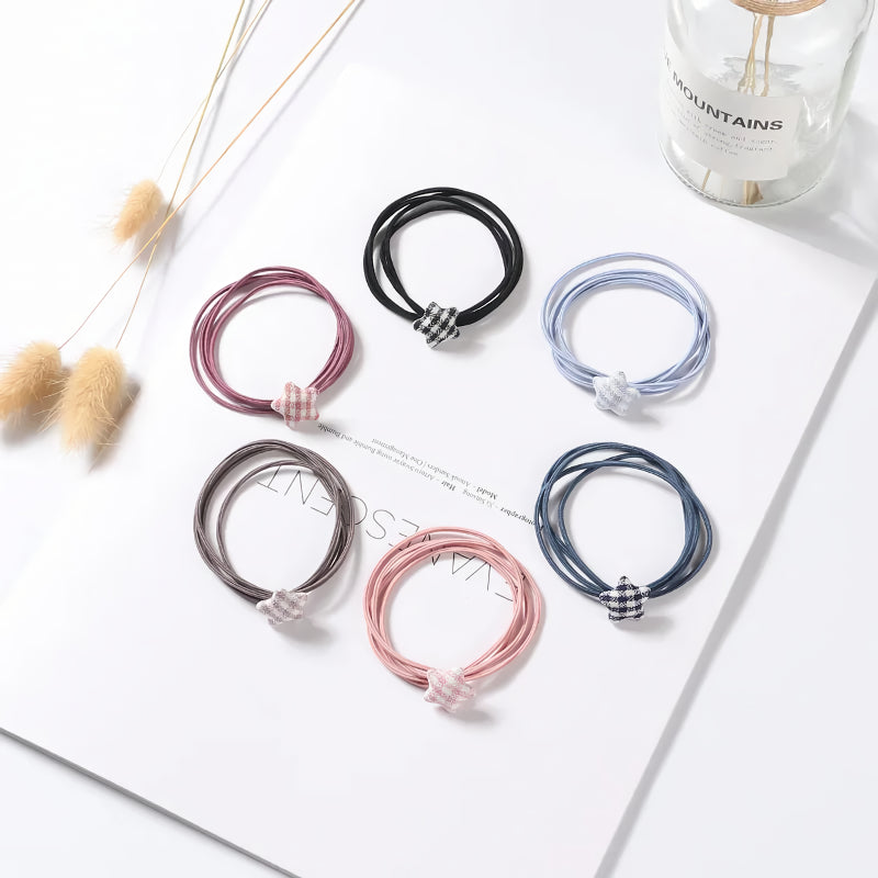 4-in-1 Star Elastic Hair Band