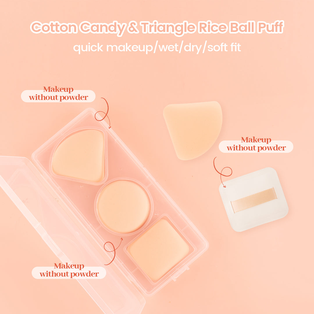 3-Shapes Makeup Sponge Set