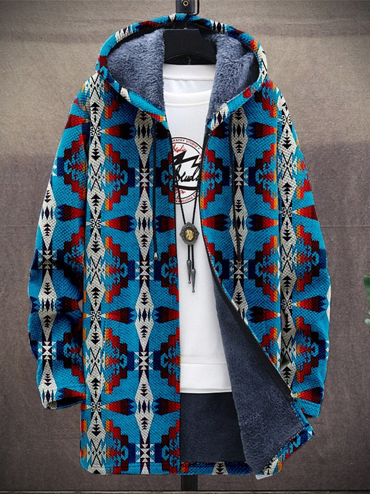 Men's Digital Printed Stand Collar Jacket