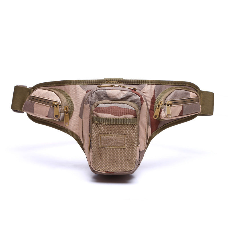 Waterproof Oxford Cloth Army Camouflage Style One-shoulder Messenger Journalist Photography Sports New Leg Bag