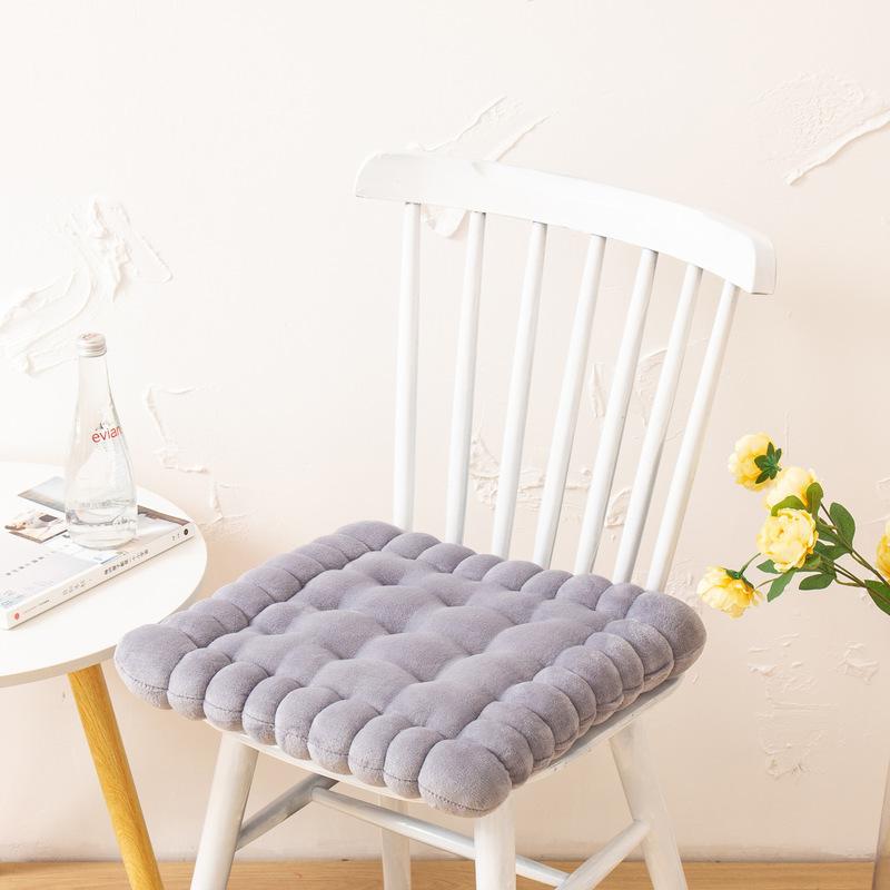 Plush Seat Pad Square Back Cushions 40x42cm