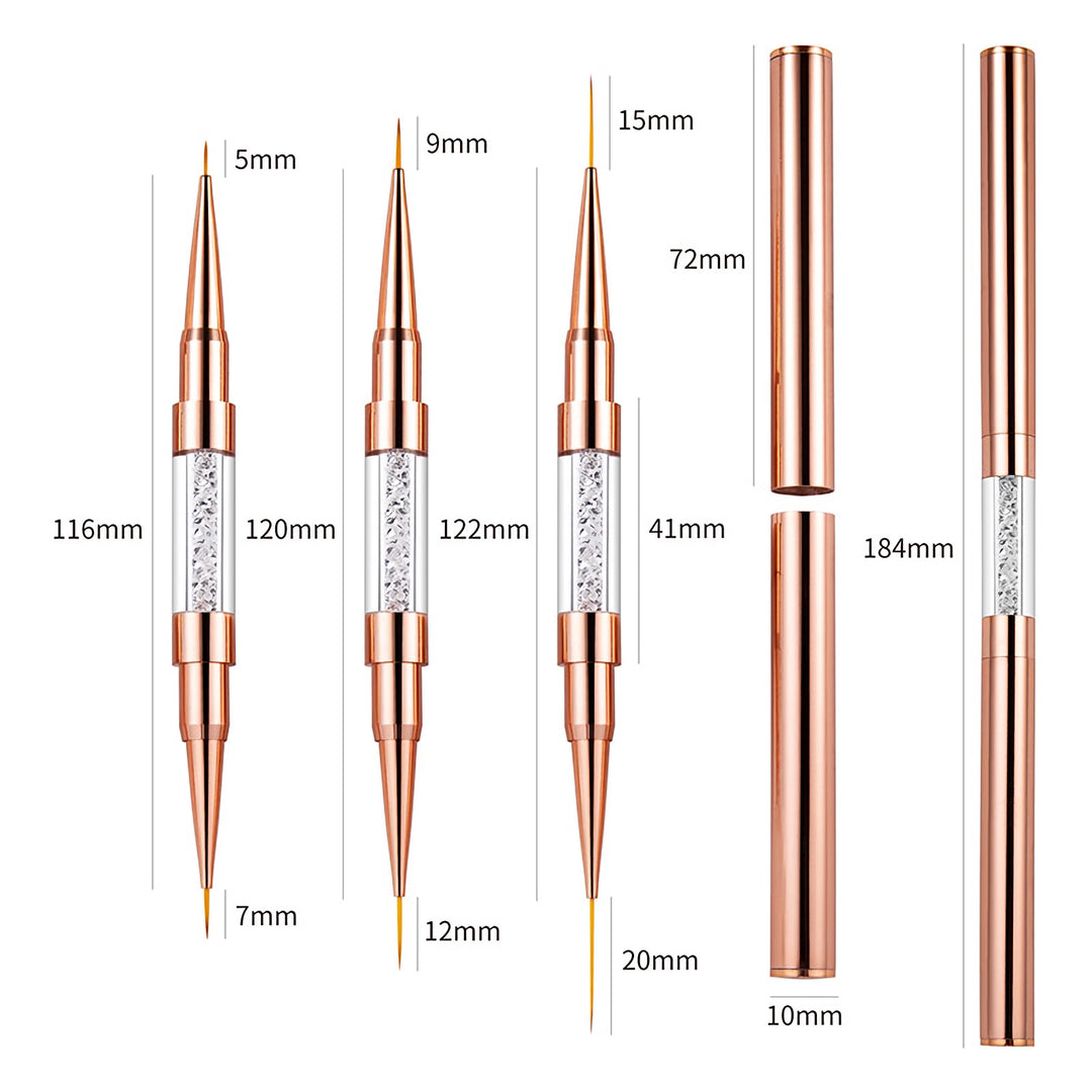 Double Head Nail Art Brush