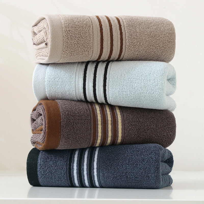 Soft and Stylish Cotton Striped Bath Towel