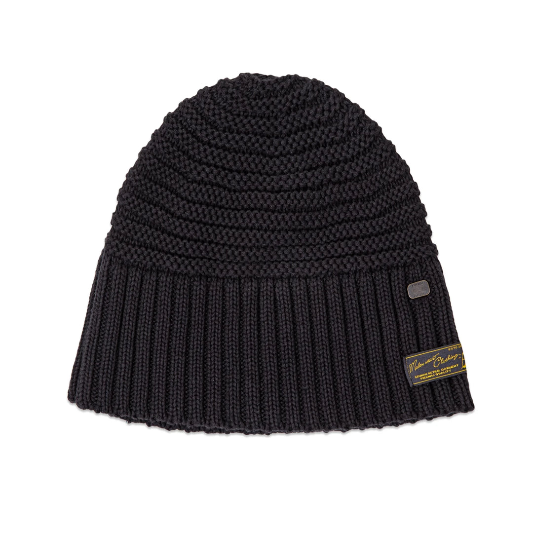 Black Knitted Fisherman Hat