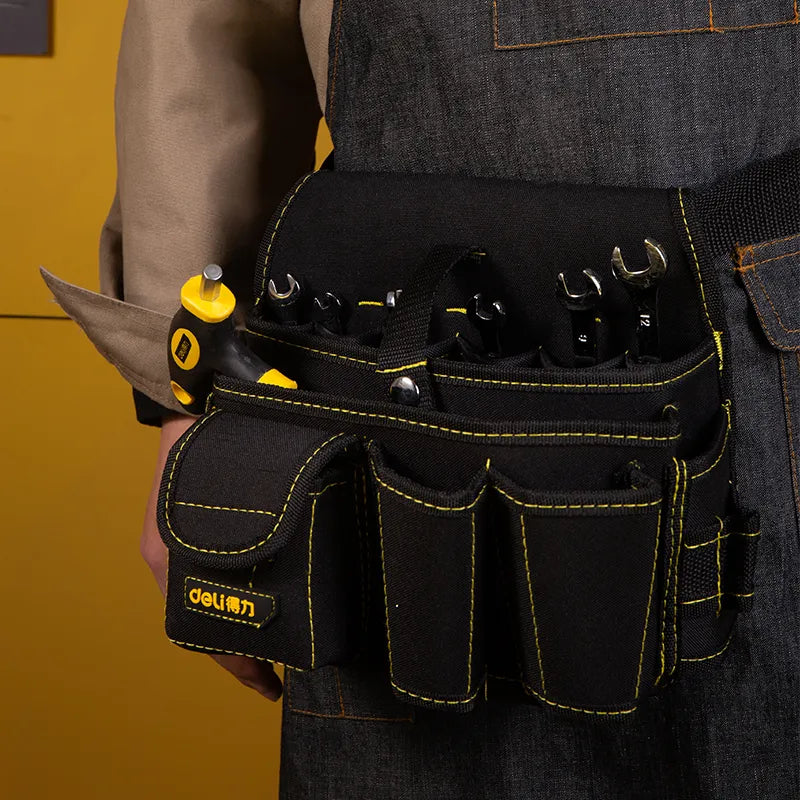 Multifunctional Waist Tool Bag for Electricians and Repair Professionals