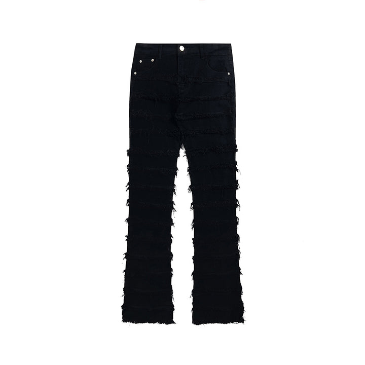 American Erosive Destruction Raw Edge High Street Jeans