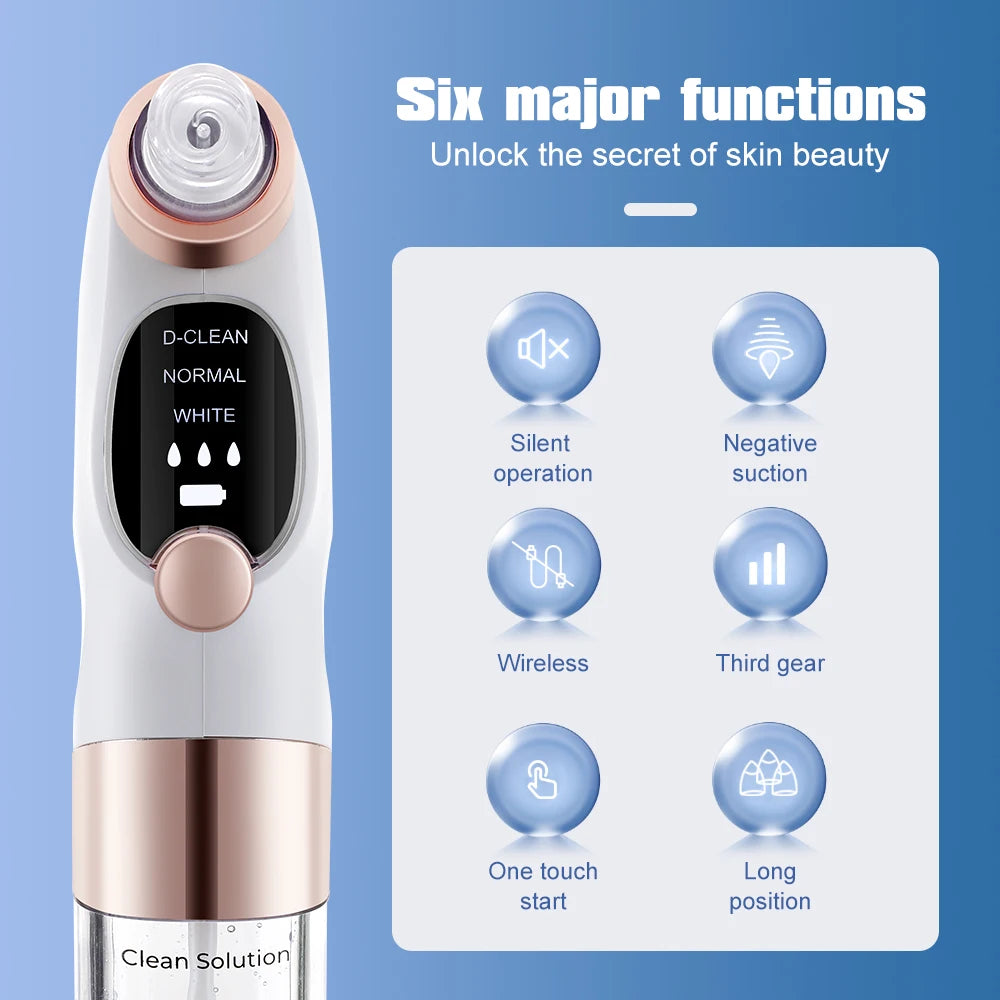 Small Bubble Blackhead Remover - Electric Pore Vacuum for Clear Skin