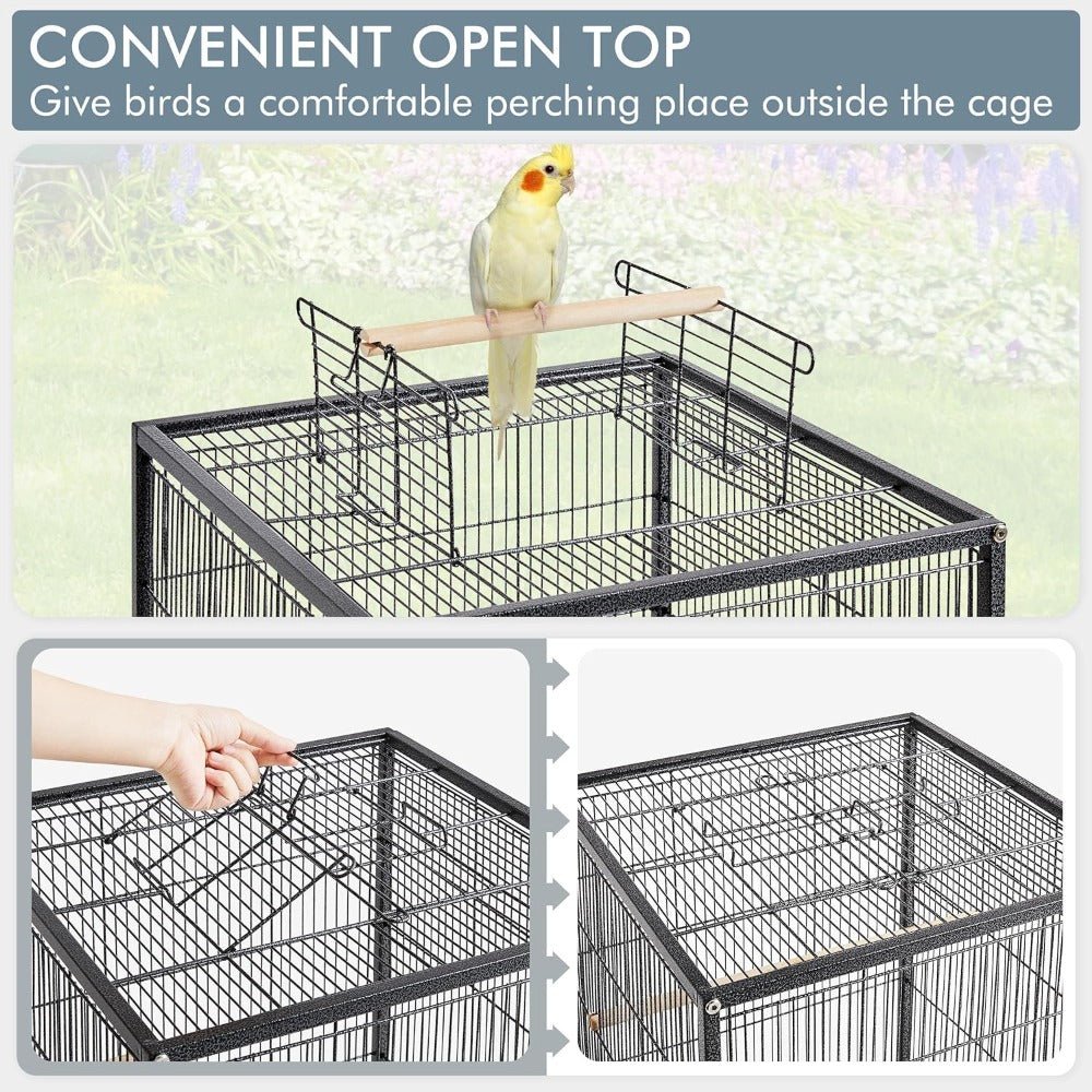 40 Inch Wrought Iron Bird Cage