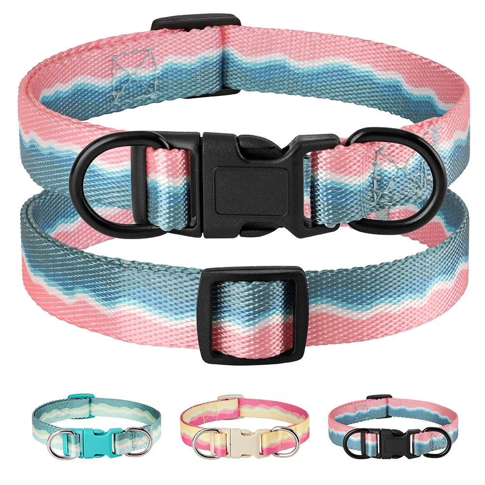 Adjustable Nylon Dog Collar