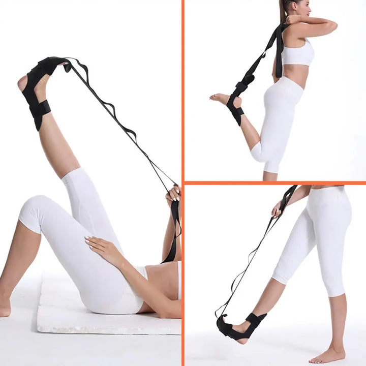 High-Strength Multi-Loop Yoga Stretch Strap for Physical Therapy