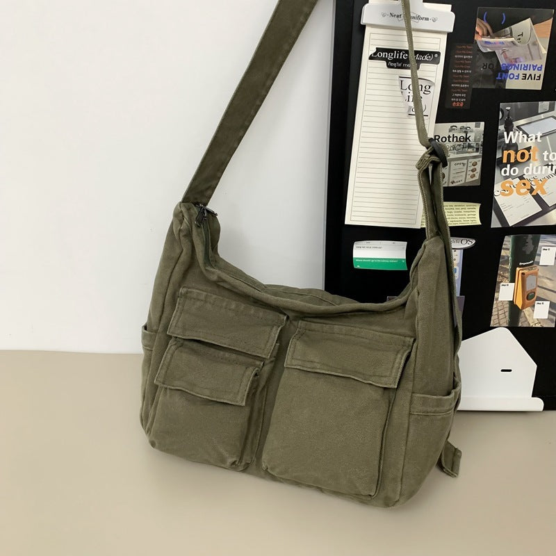 Retro Large Capacity Shoulder Crossbody Bag