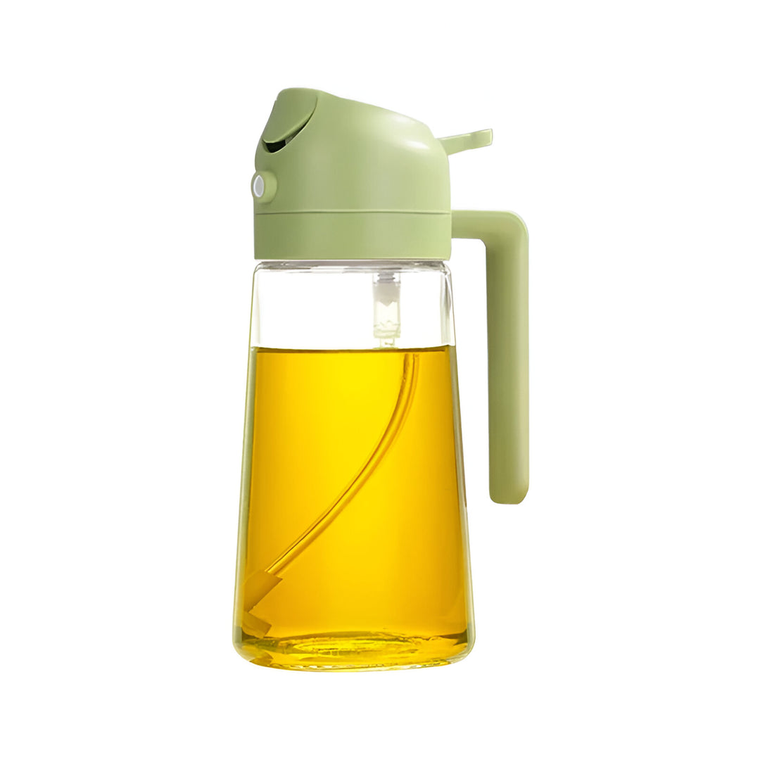 2-in-1 Olive Oil Sprayer & Dispenser Bottle