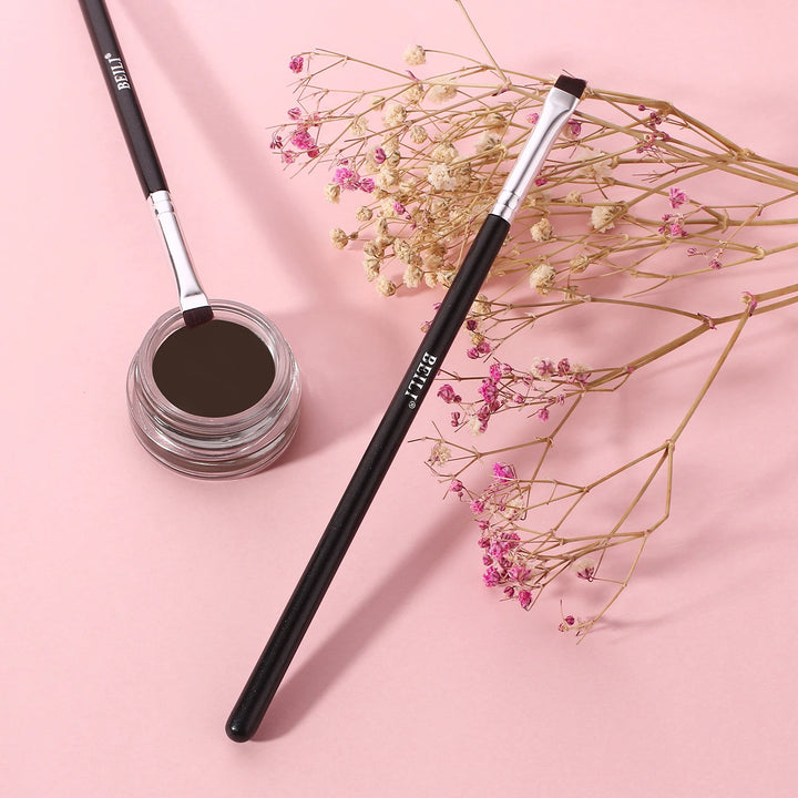 Professional Black Eyebrow & Eyeliner Makeup Brush