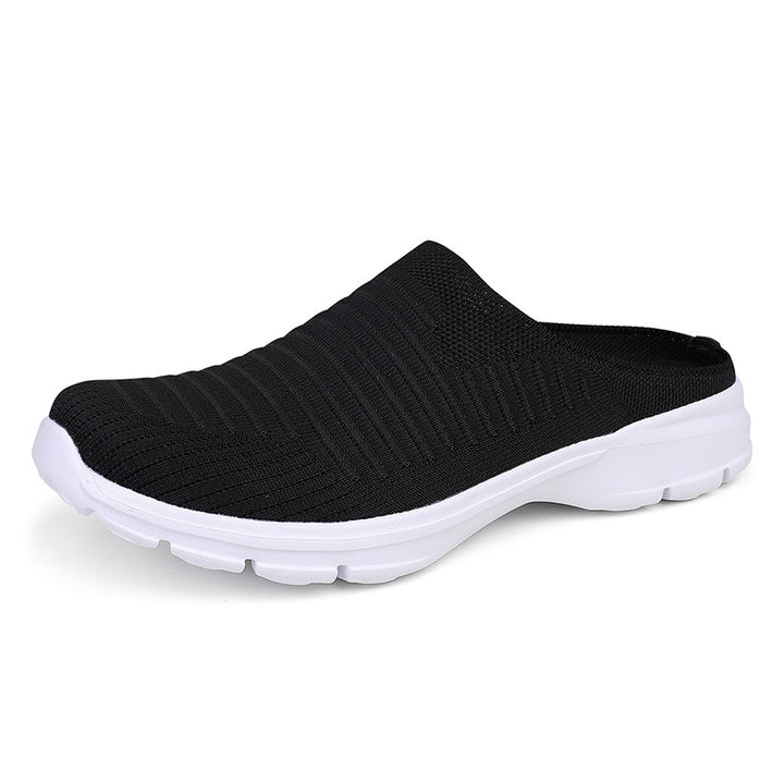 Summer Women's Sports Slippers Fly Woven Mesh Breathable