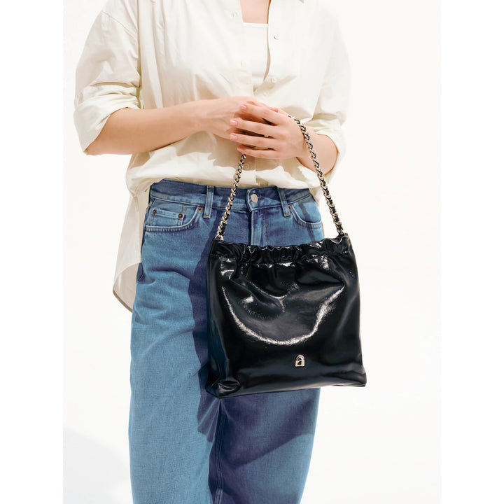 Luxury Designer Tote Bag with Chain Strap for Women