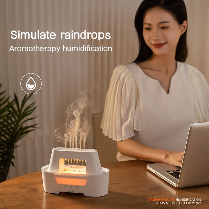 Raindrop Air Humidifier and Aromatherapy Diffuser