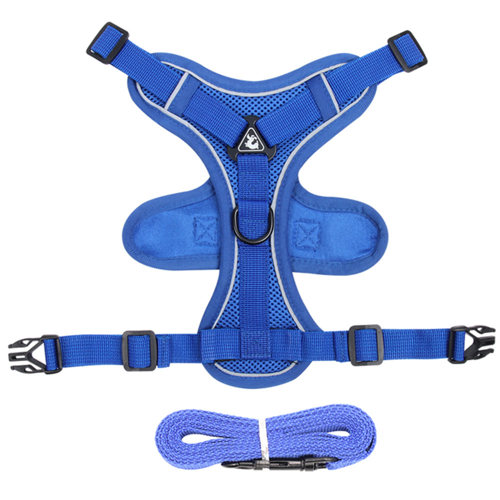 Adjustable Mesh Cat Harness and Leash Set