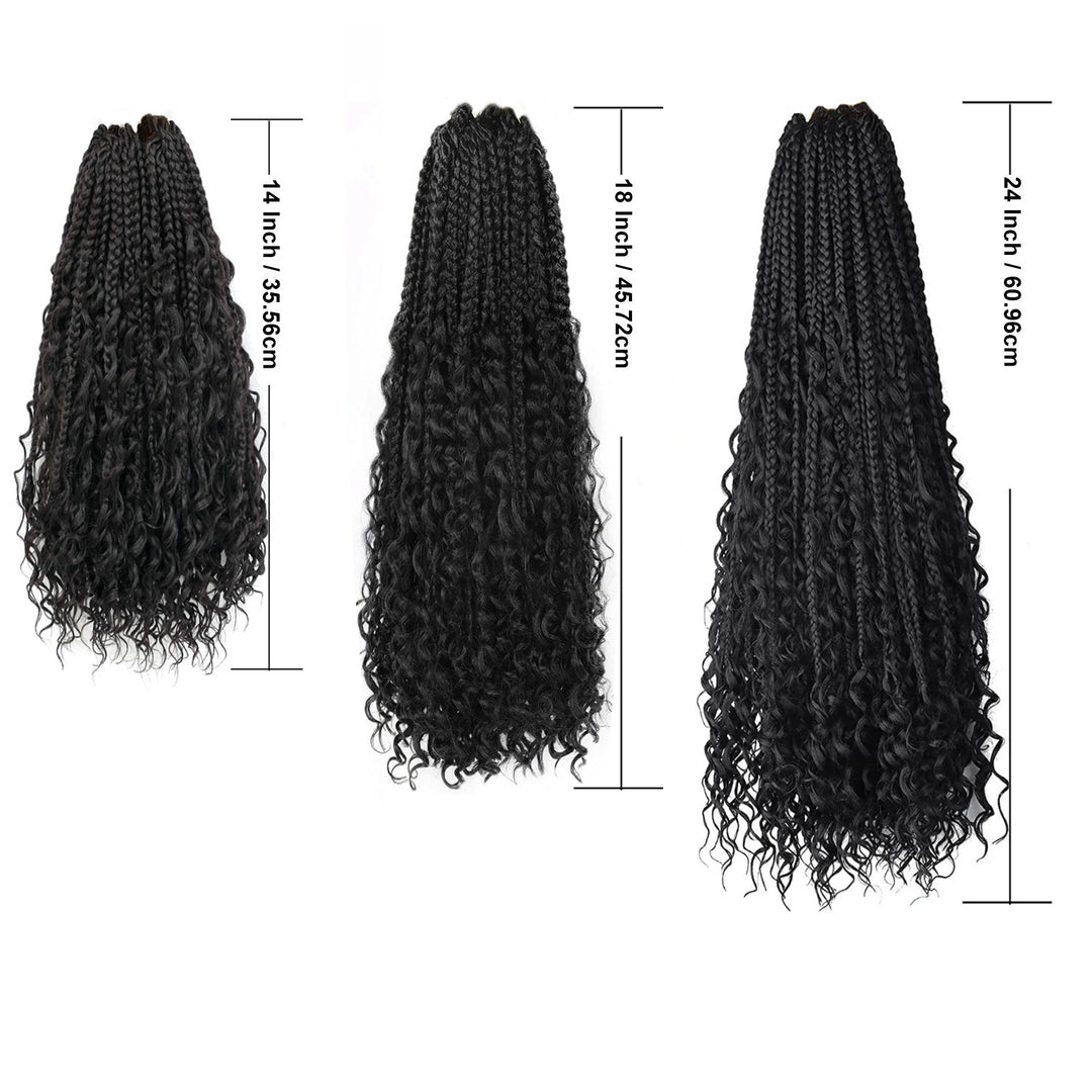 Chemical Fiber Hair Three-strand African Braid Crochet Hair