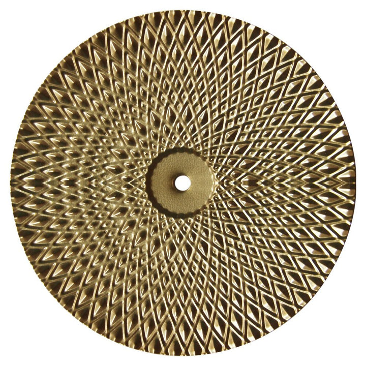 Elegant Round Gold Metal Wall Hanging Decoration