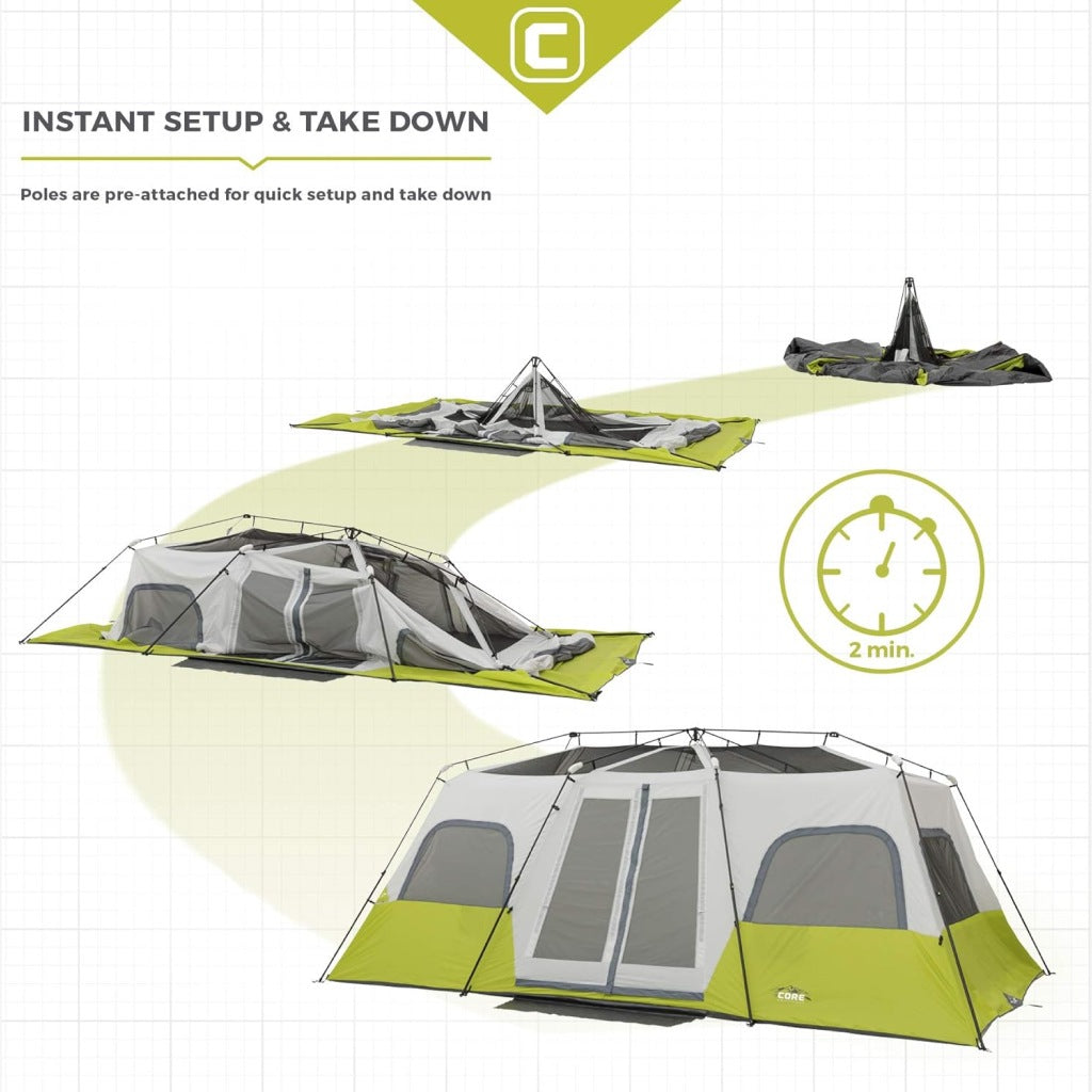 12 Person Instant Cabin Tent