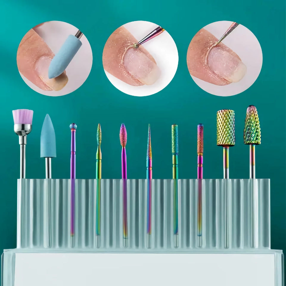 Professional Nail Drill Bits Set for Electric Manicure Machine