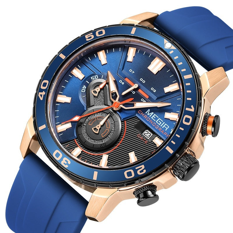 Watch Multi-function Chronograph Calendar Sports Men's Watches