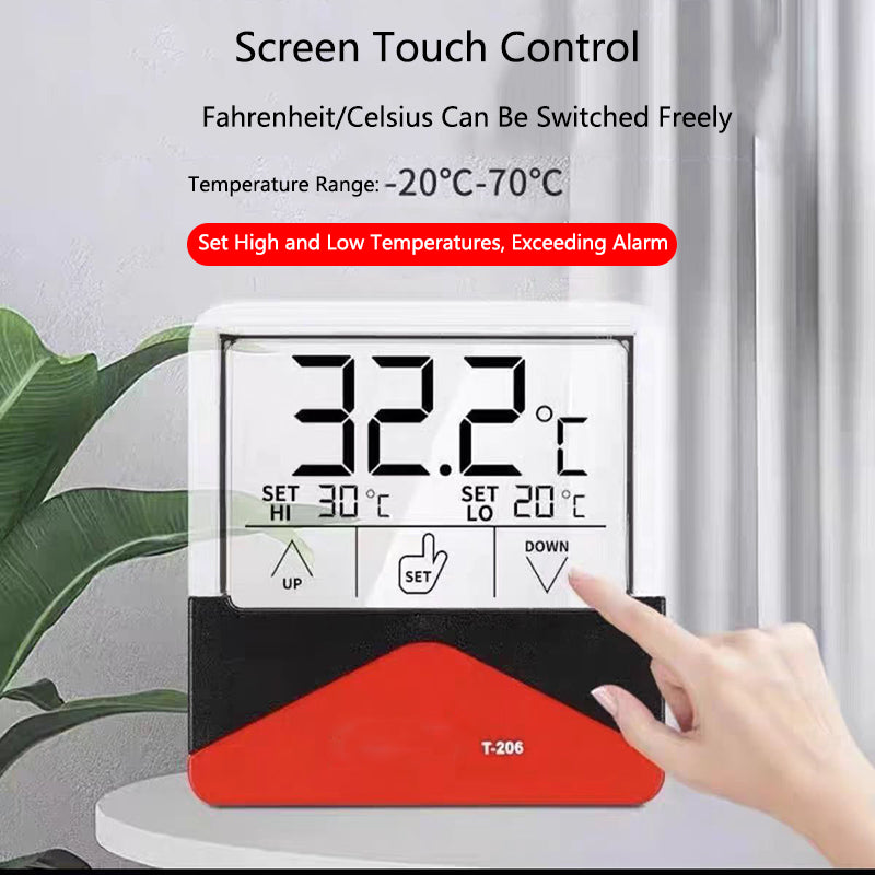 External LCD Digital Touch Screen Fish Tank Thermometer