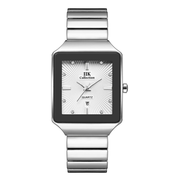 Square Waterproof Couple Watch Calendar