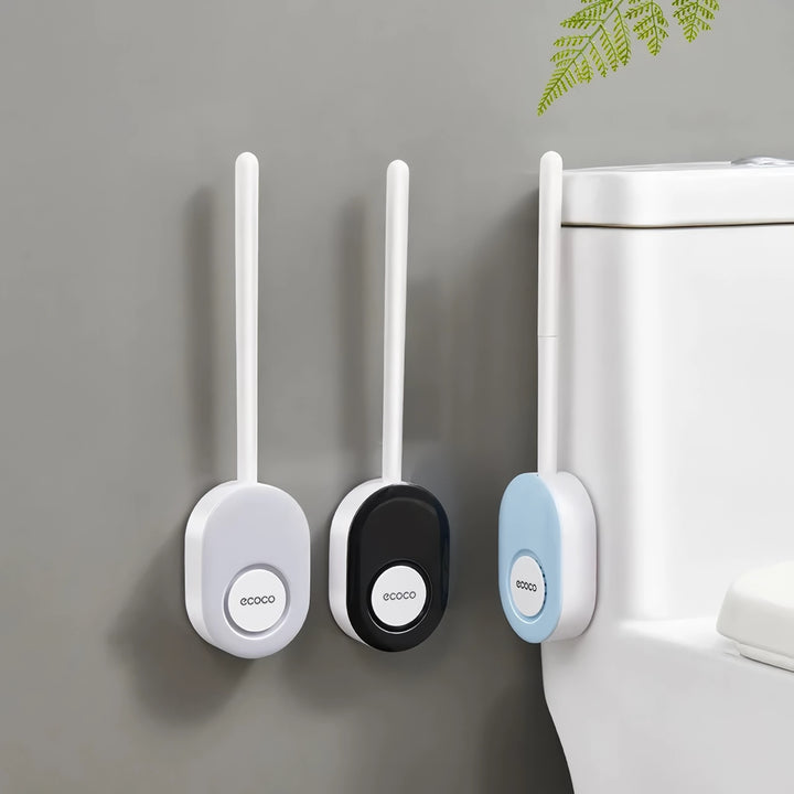 Eco-Friendly Soft Silicone Toilet Brush with Holder