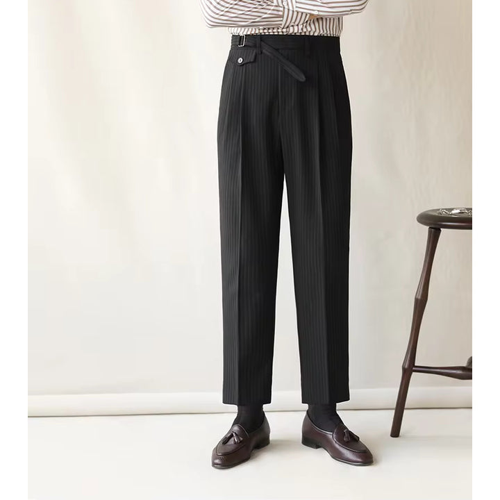 Luxury High Waist Casual Pants for Men