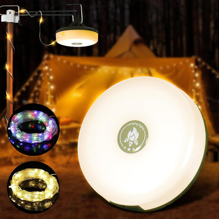 10M LED Camping Light Strip - Waterproof, Recyclable, and Perfect for Outdoor Adventures