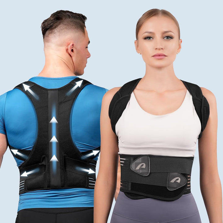 Adjustable Posture Corrector for Spine Pain Relief and Back Support