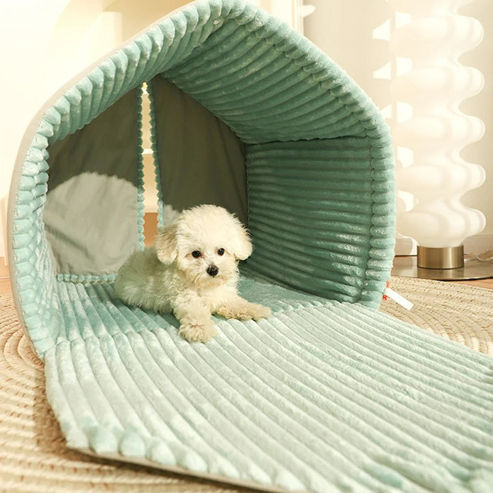 Cozy Enclosed Pet Dog Bed