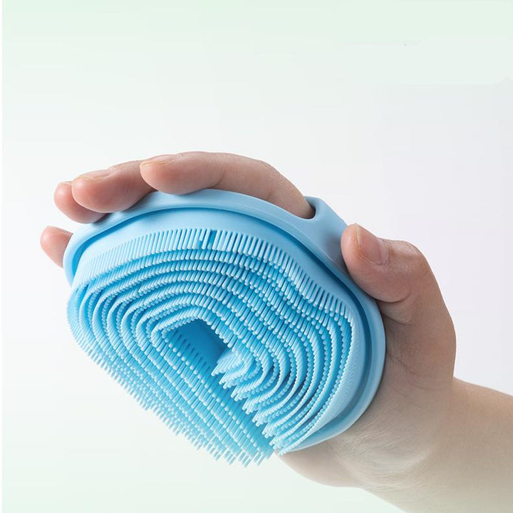 Soft Silicone Body Scrubber and Shampoo Brush