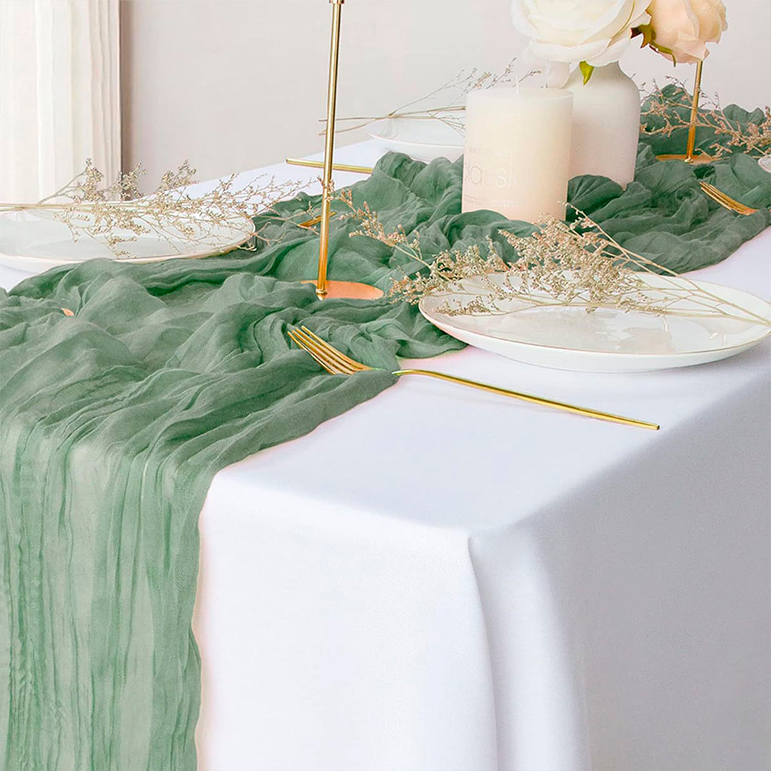 Boho Cheesecloth Table Runner