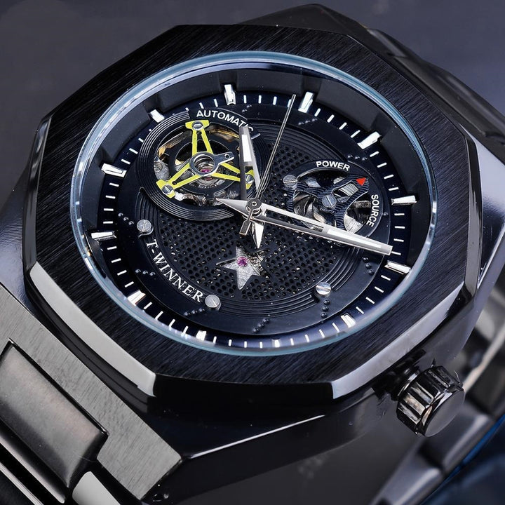 Casual Hollow Mechanical Movement Automatic Watch