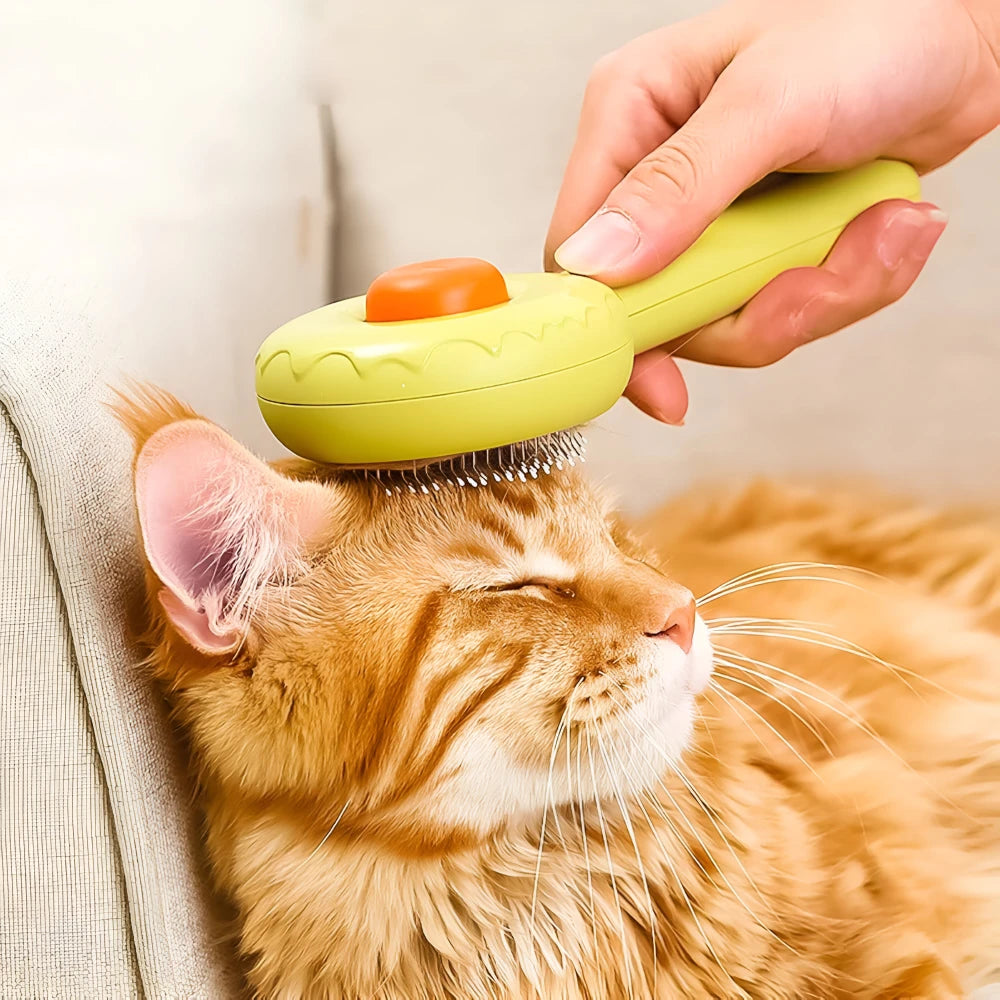 Self-Cleaning Pet Hair Removal Comb