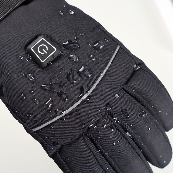 Velvet Thermal Insulation Three-gear Temperature Control, Touch Screen Heating Gloves